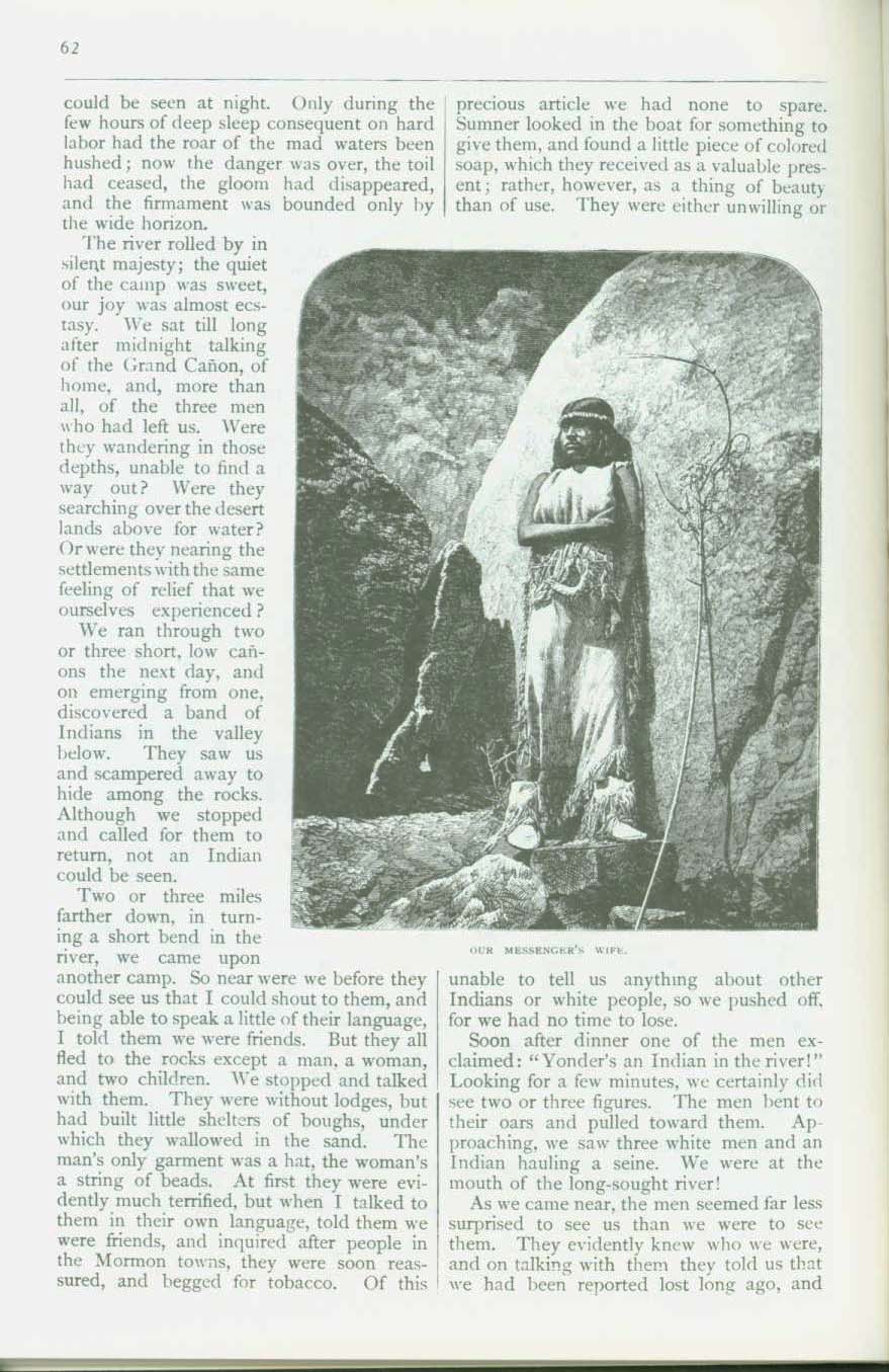 THE CA&Ntilde;ONS OF THE COLORADO-- the 1869 discovery voyage down the Colorado River. vist0059j